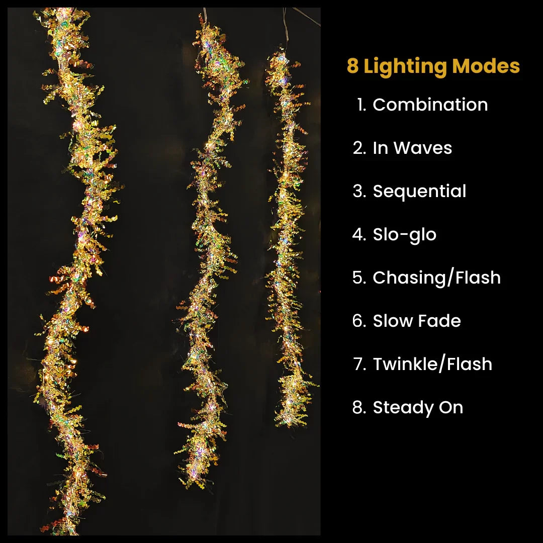 Sparkling Curtain LED String Lights