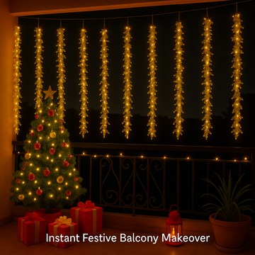 Sparkling Curtain LED String Lights
