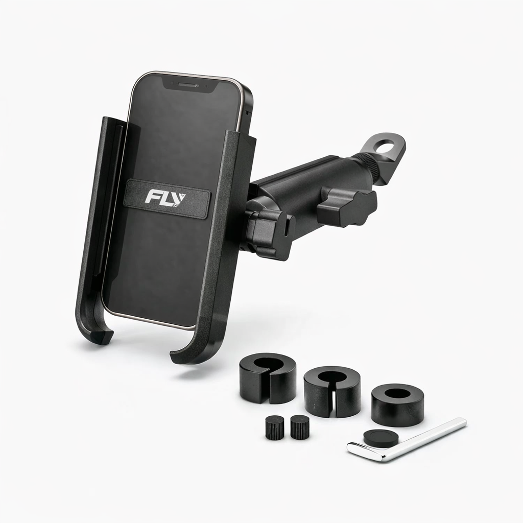 Metal Bike/scooty Phone Holder with 360° Rotation