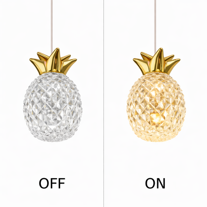 Pineapple Crystal Pendant Light — 1 Ft