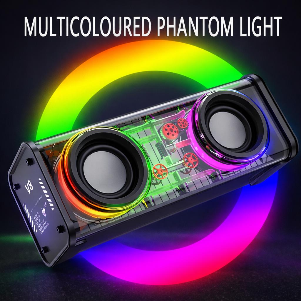 LuxBeat 10W Speaker Heavy Bass RGB Mood