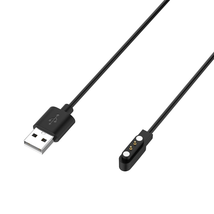 ECellStreet USB 2Pin Magnetic Charging Cable Compatible with Tagg Verv Connect Max Smart Watch (Black)