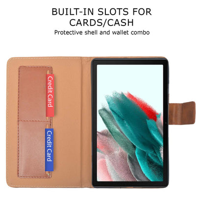 Protective Leather Case Viewing Stand and Card