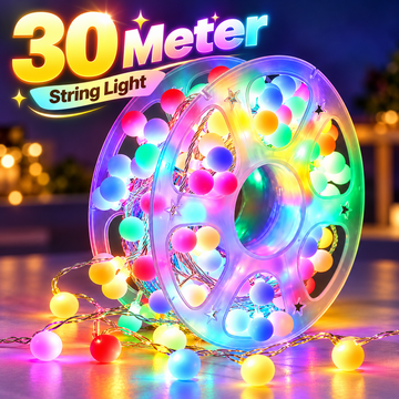 30 Meter Multicolor LED Color Ball String Lights