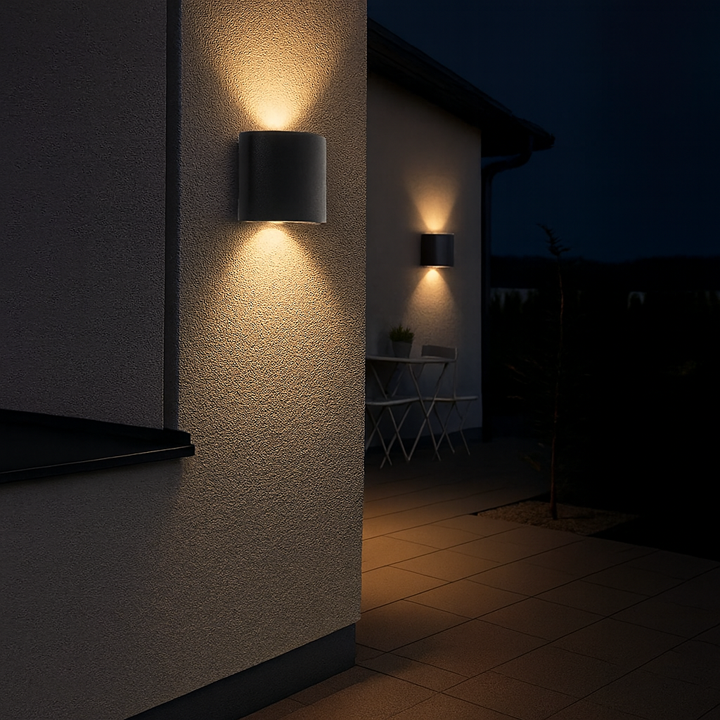 2W Up-Down Warm White LED Wall Light