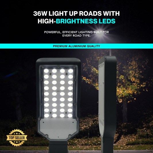 36W LED Street Light – High-Brightness Road Lighting