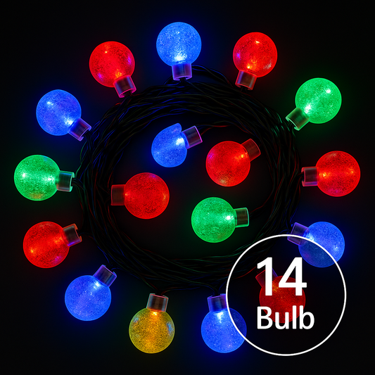 14 Bulb Multicolour String Lights