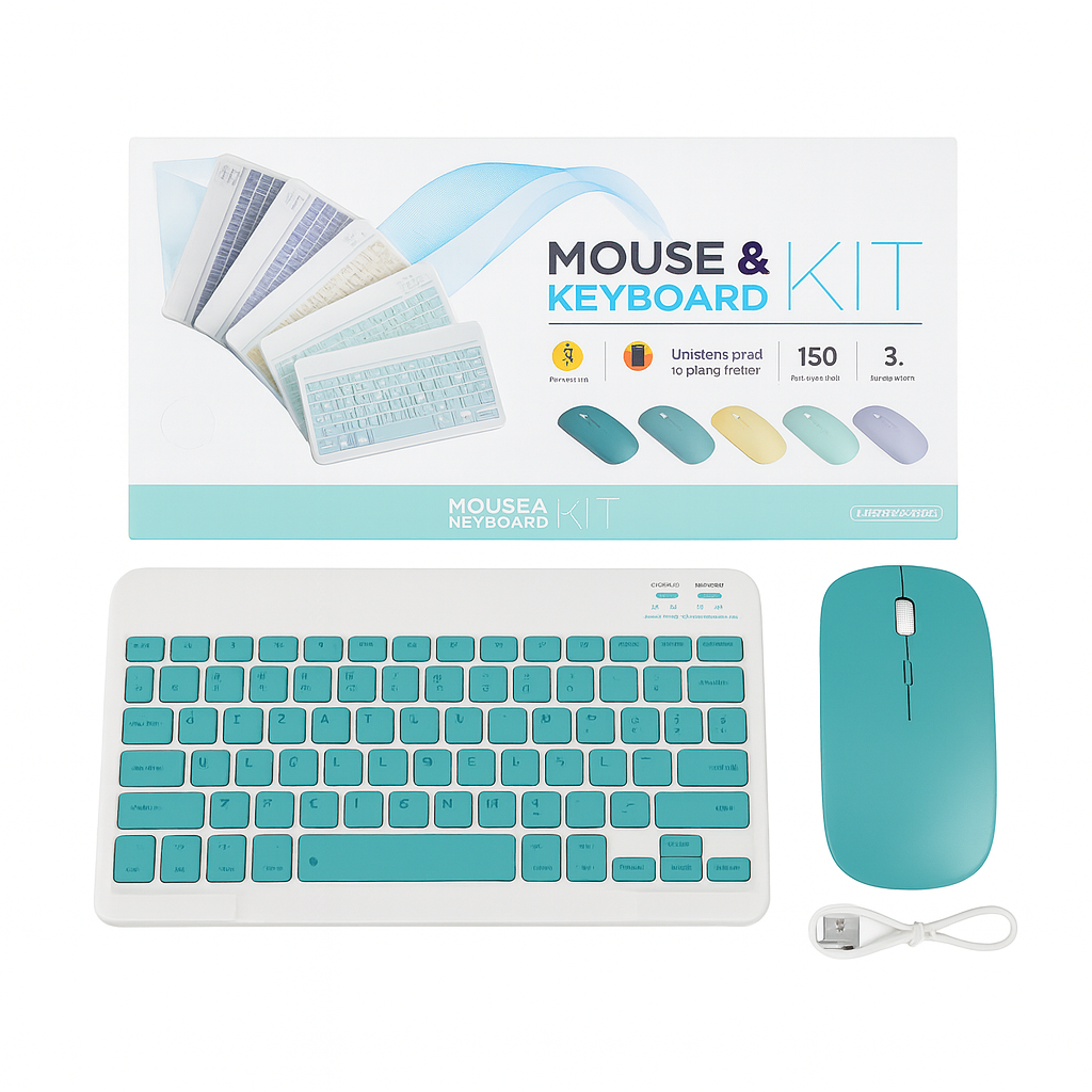 Mini Bluetooth Keyboard and Mouse Combo