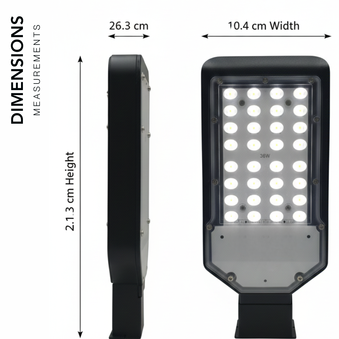 36W LED Street Light – High-Brightness Road Lighting