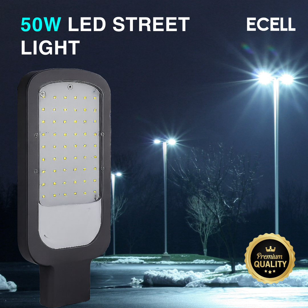 50W LED Street Light – High-Brightness Outdoor Lighting