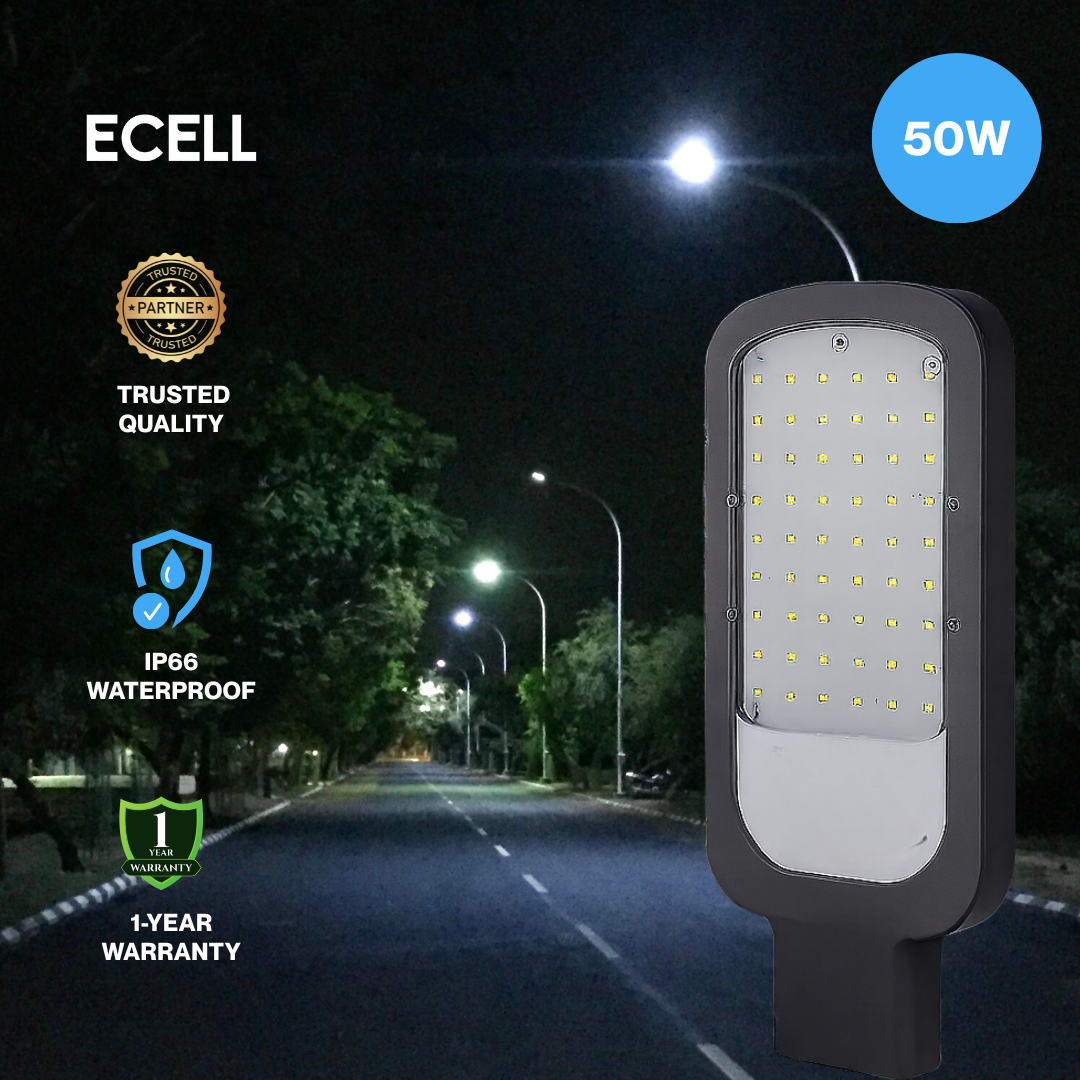 50W LED Street Light – High-Brightness Outdoor Lighting