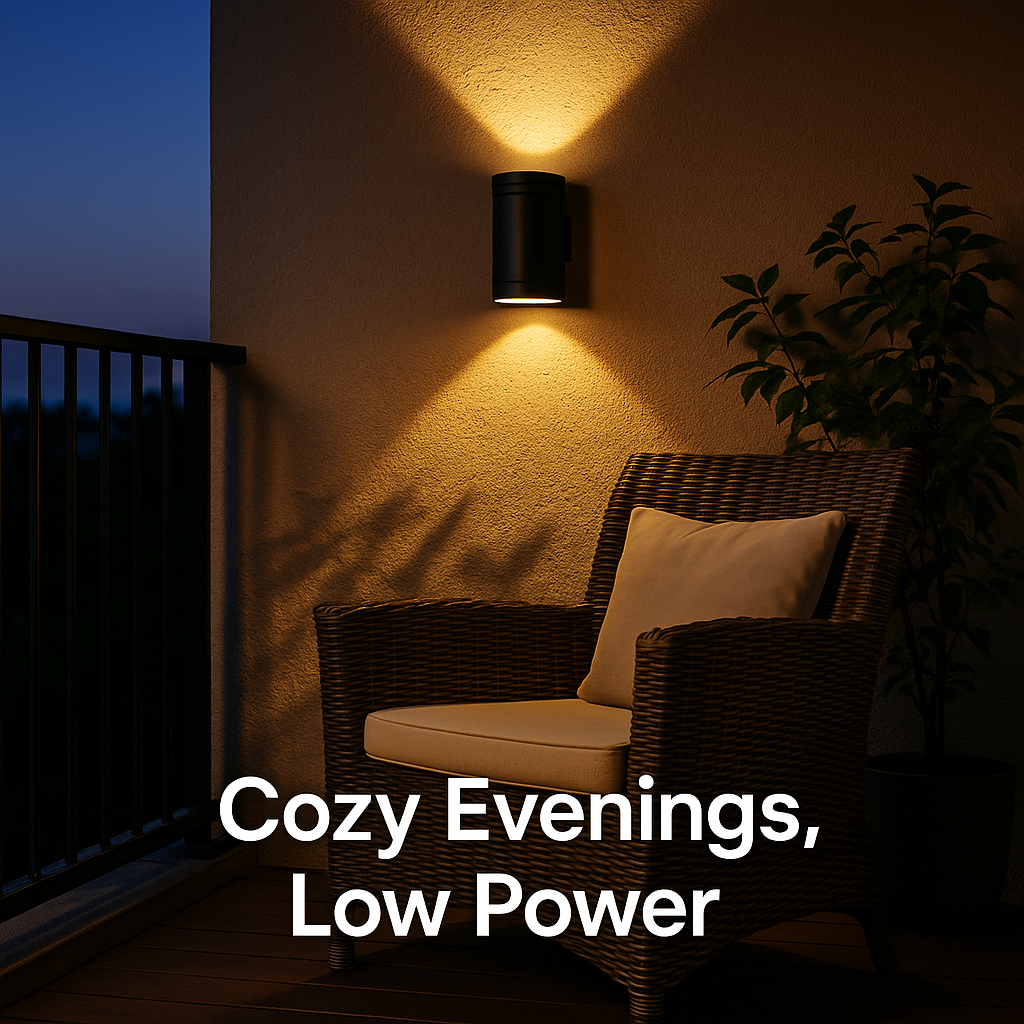 LumenCrest DuoBeam 10W Up Down Outdoor LED