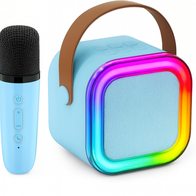 Audiaura 10w Mini Karaoke Machine with Wireless Mic