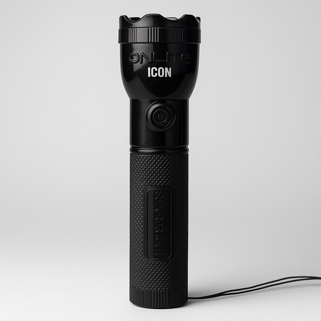 30W Hi-Watt LED Flashlight – Mini USB Rechargeable, 2 Light Modes