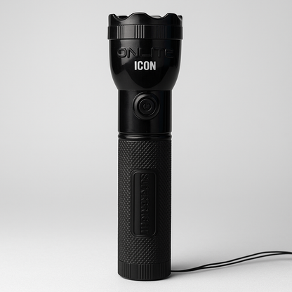 30W Hi-Watt LED Flashlight Mini USB Rechargeable, 2 Light Modes