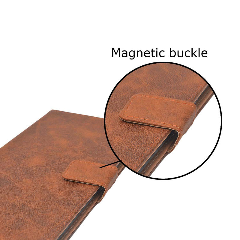 Protective Leather Case Viewing Stand and Card