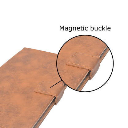 Protective Leather Case with Viewing Stand and Card Slots Flip Cover for Lenovo Tab M10 FHD Plus 10.3" X606V /TB-X606/TB-X606X Tablet