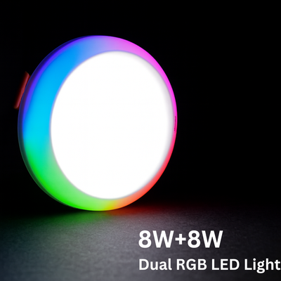 8W + 8W Dual RGB LED Wall Light