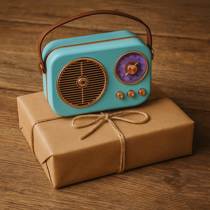 SonicOrb RetroWave 15W Bluetooth Speaker Deep Bass