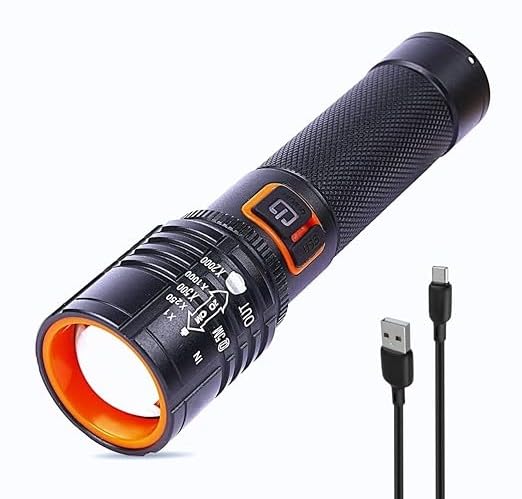 100W  Type-C LED Flashlight