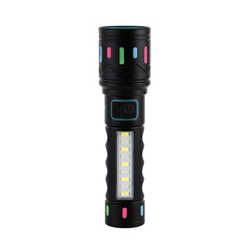 100W Type-C LED Telescopic Zoom Flashlight