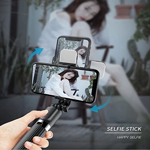 Bluetooth Extendable Selfie Sticks with Wireless Remote and Tripod Stand, 3-in-1 Multifunctional Selfie Stick Compatible with iPhone/Samsung/Oppo/Vivo/MI and All Smartphones