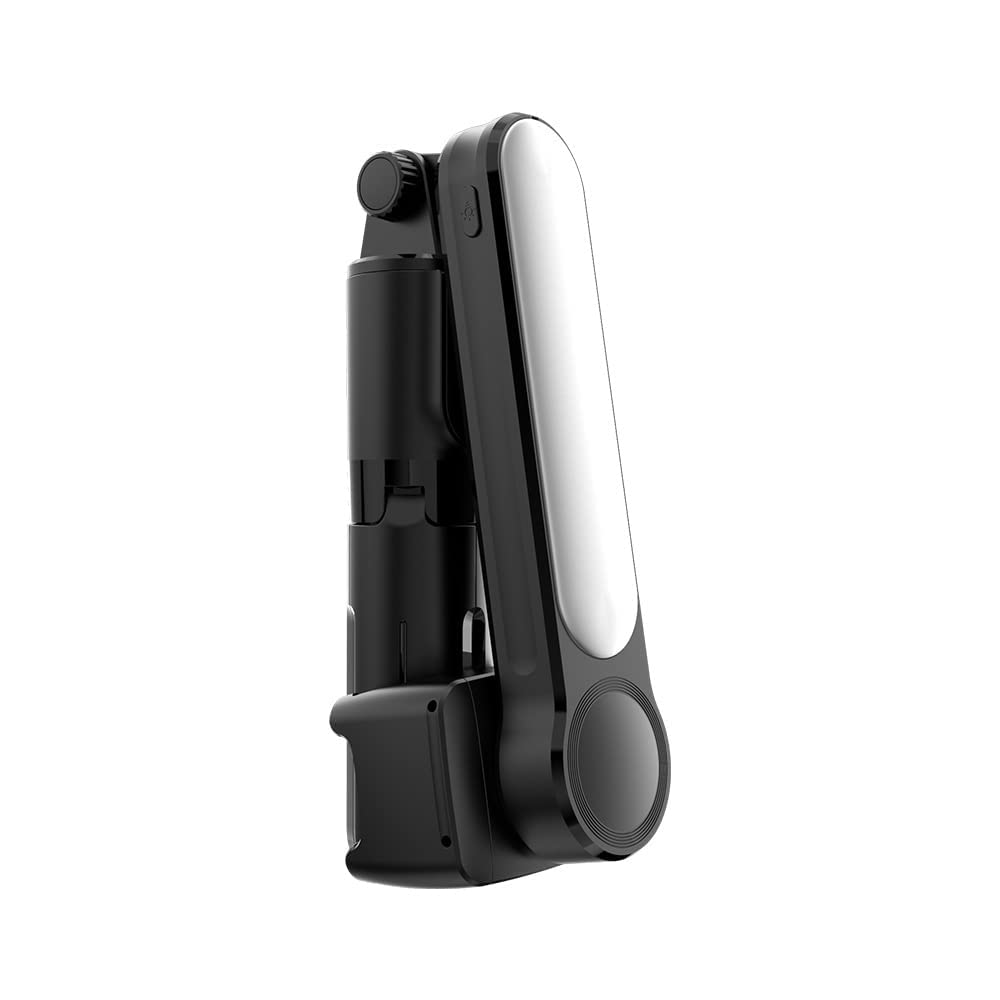 Foldable Mini Handheld Selfie Stick Tripod Smartphone 1-Axis Gimbal Stabilizer with Multifunction Remote 360?Automatic Rotation for iPhone Android