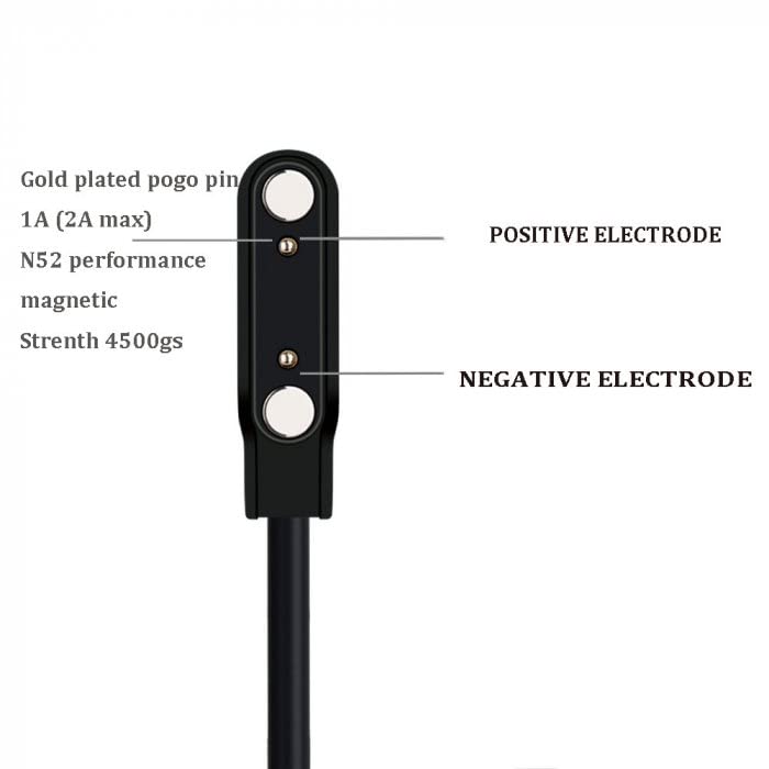 USB Magnetic Charger Charging Cable for Fire-Boltt Cobra Smartwatch