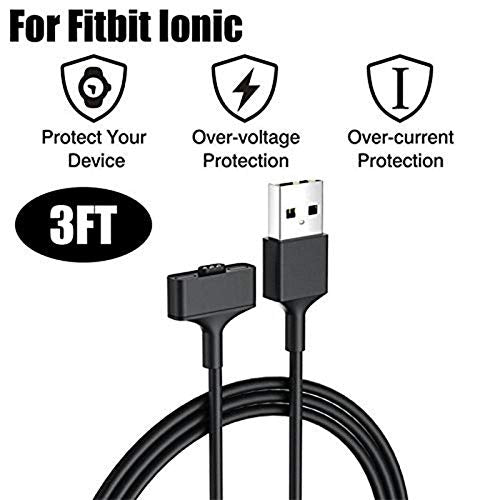 Charger for Fitbit Ionic Wristband Smartwatch Charger Cable