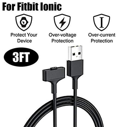 Charger for Fitbit Ionic Wristband Smartwatch Charger Cable