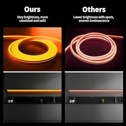 Orange Neon Light Strip 5M 600 LEDs
