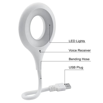 USB Intelligent Voice Control Lamp Activated Lights