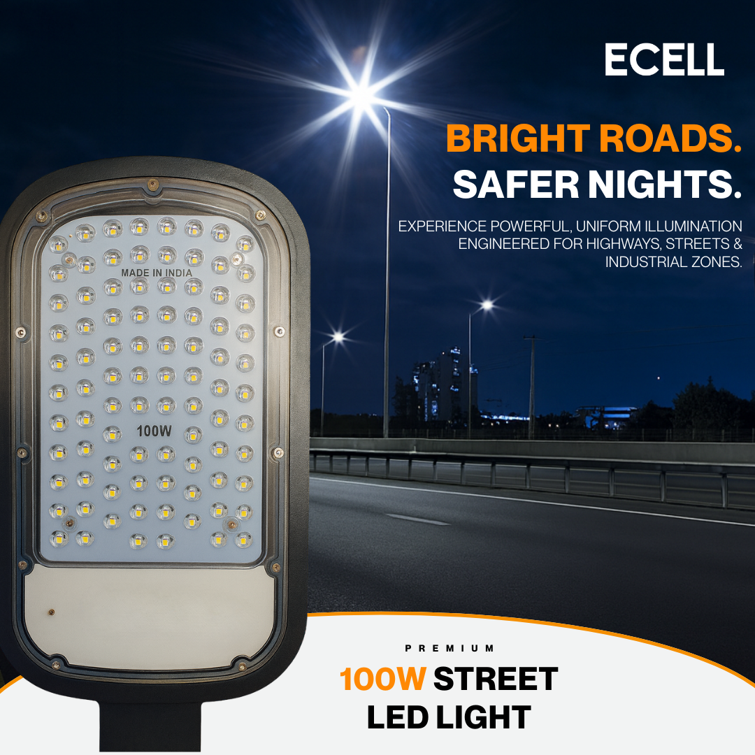 100W LED Street Light – Bright Roads, Safer Nights