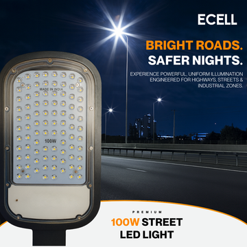 100W LED Street Light – Bright Roads, Safer Nights