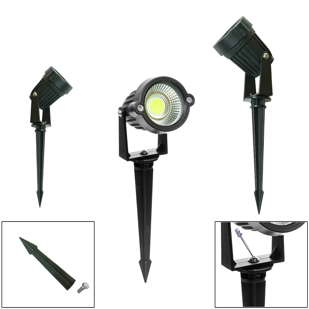 7W Waterproof Outdoor LED Green Garden Light – Aluminium Body