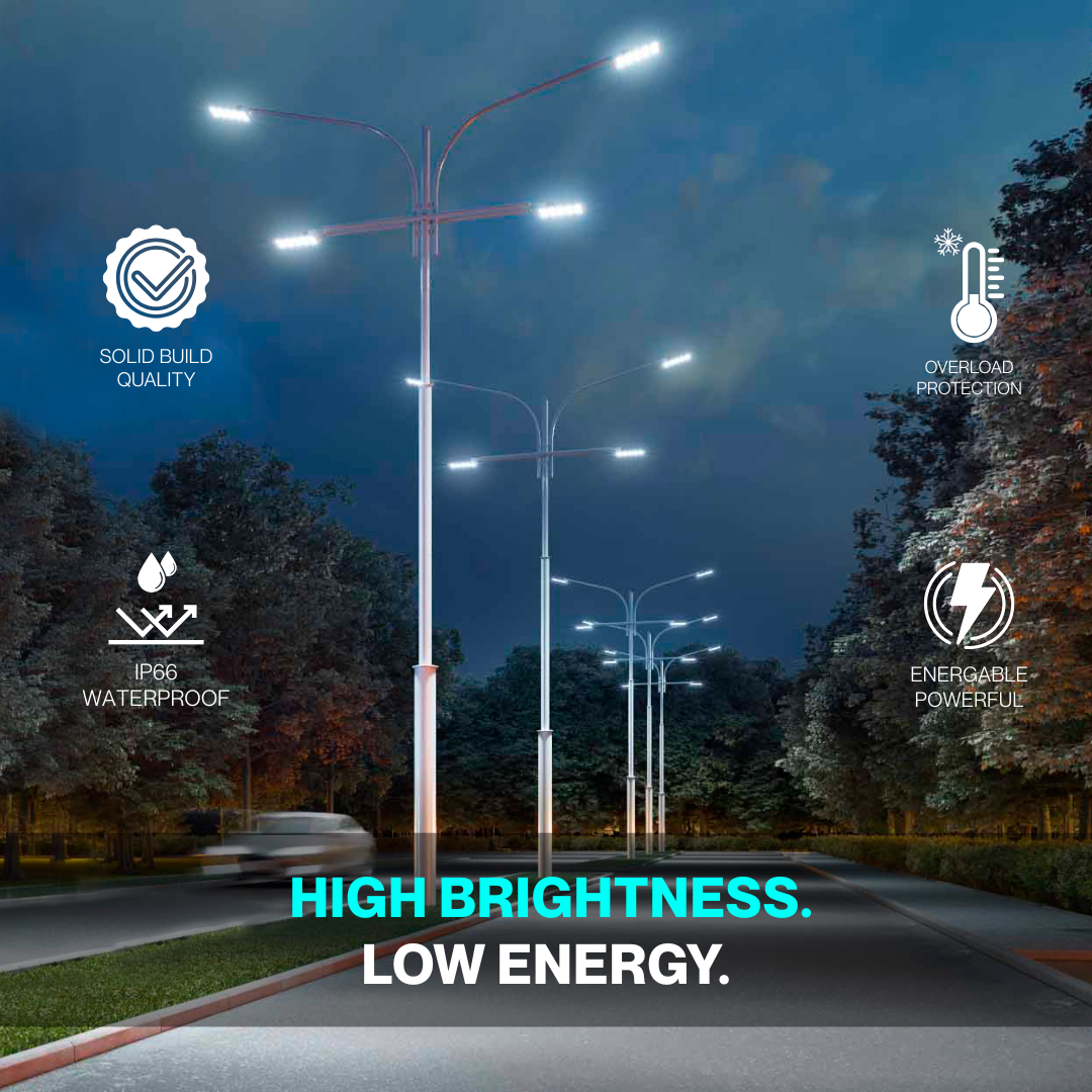 100W LED Street Light – Bright Roads, Safer Nights