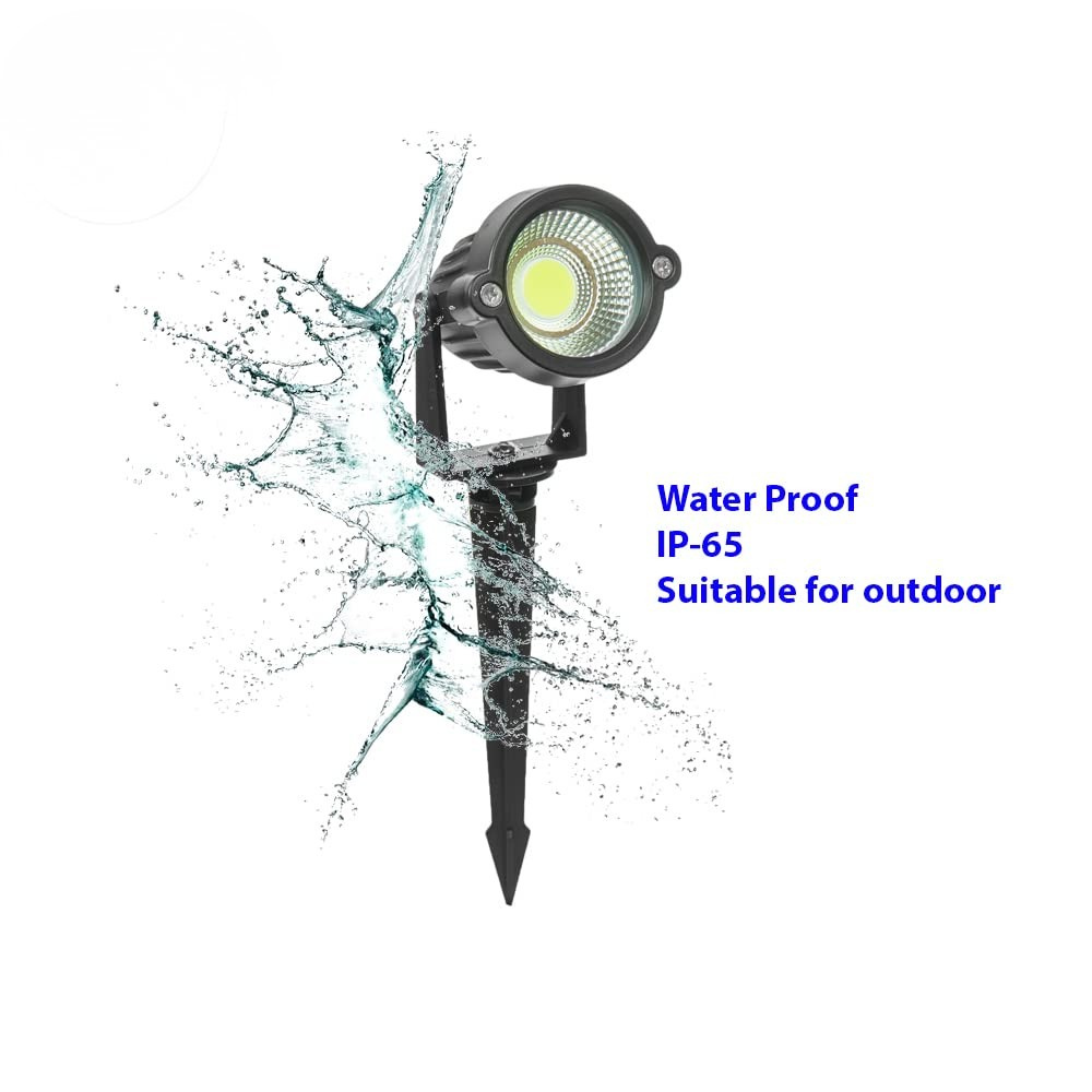 7W Waterproof Outdoor LED Green Garden Light – Aluminium Body
