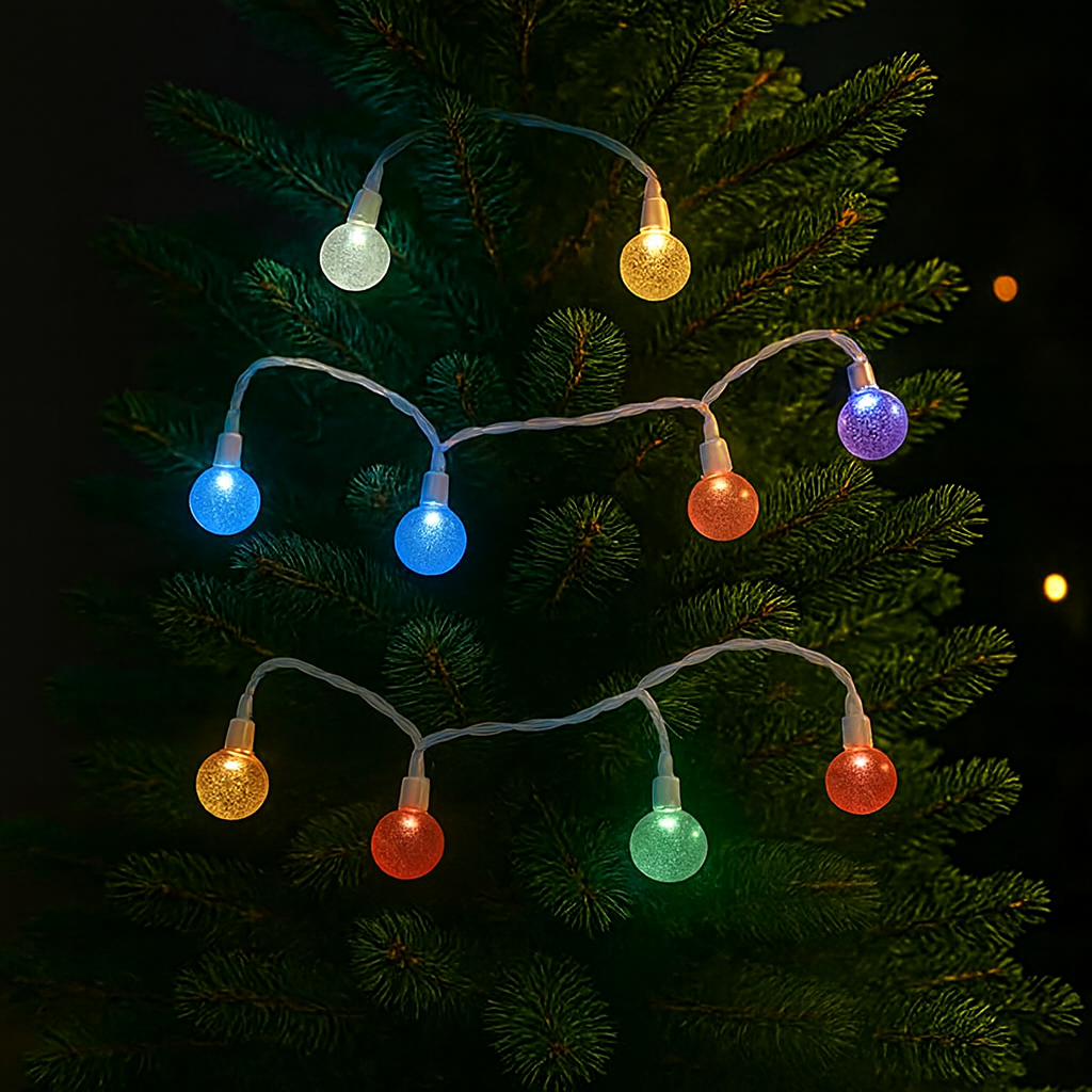 30m 110 Bulb RGB Color Ball String