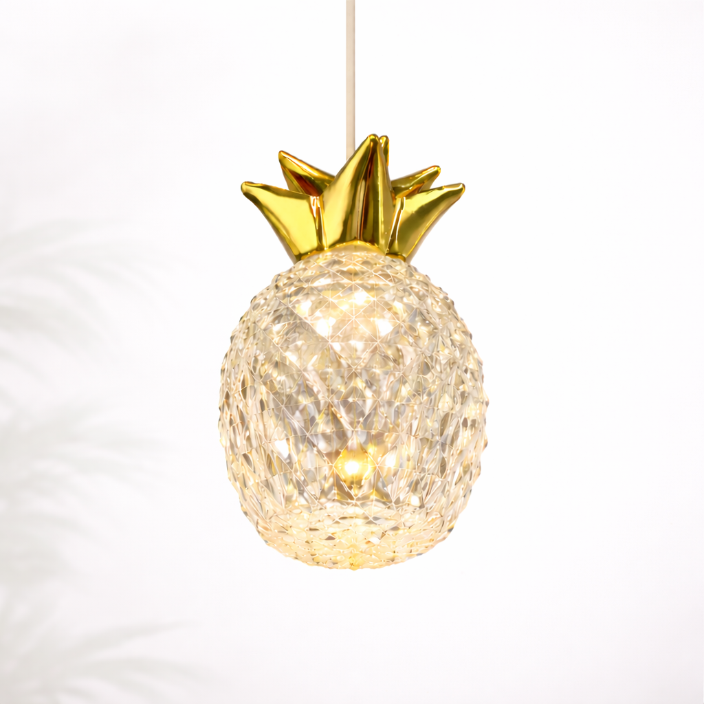 Pineapple Crystal Pendant Light — 1 Ft