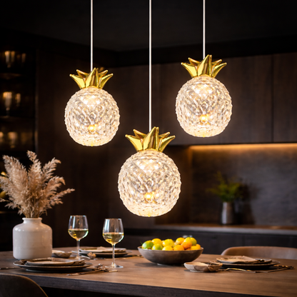 Pineapple Crystal Pendant Light — 1 Ft
