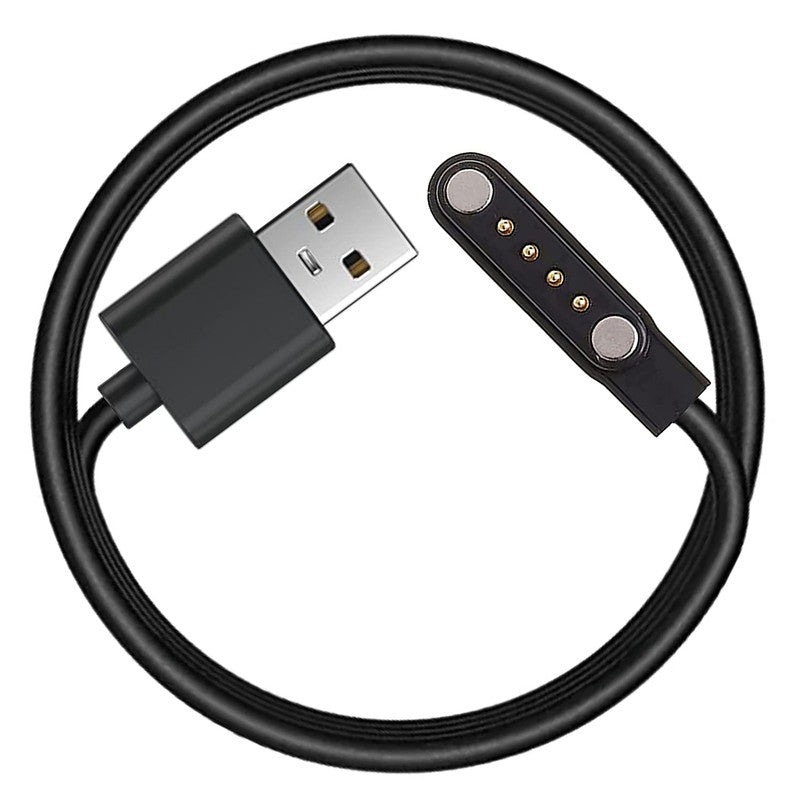 USB Magnetic 4 pin Charger Compatible with Boult Rover Smart Watch
