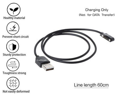 Magnetic Charging Cable For Fire-Boltt Thunder BSW028   Smartwatch
