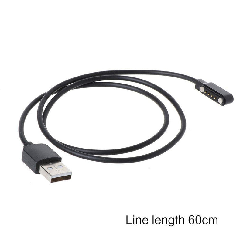 ECellStreet USB Magnetic 4 pin Charging Cable Compatible with Fire Boltt Talk Pro Smart Watch
