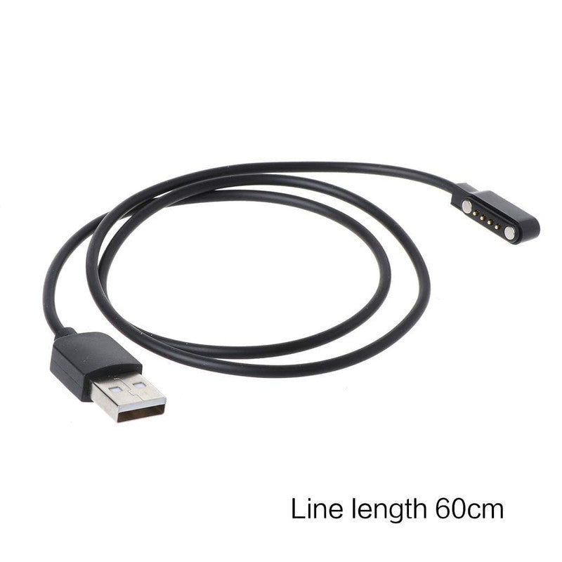 USB Magnetic 4 pin Charging Cable Compatible with Fire Boltt Talk Pro Smart Watch