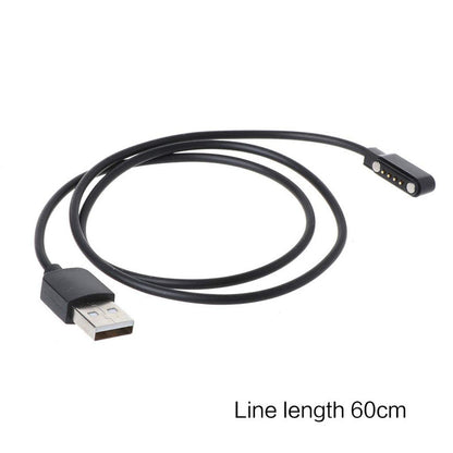 USB Magnetic 4 pin Charging Cable Compatible with Fire-Boltt Invincible Plus Smart Watch