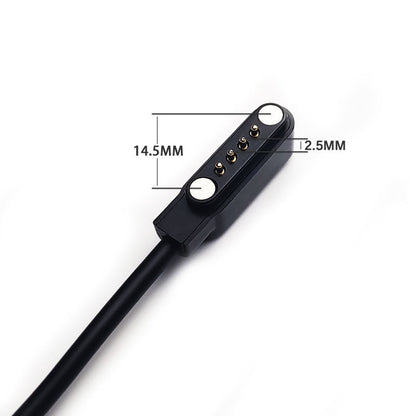 USB Magnetic 4 pin Charger For Smart Watch Charging Cable Compatible with BeatXP Marv 1.85" HD Screen Ultra Thin Bezel One-Tap BT 5.3 Calling Smart Watch