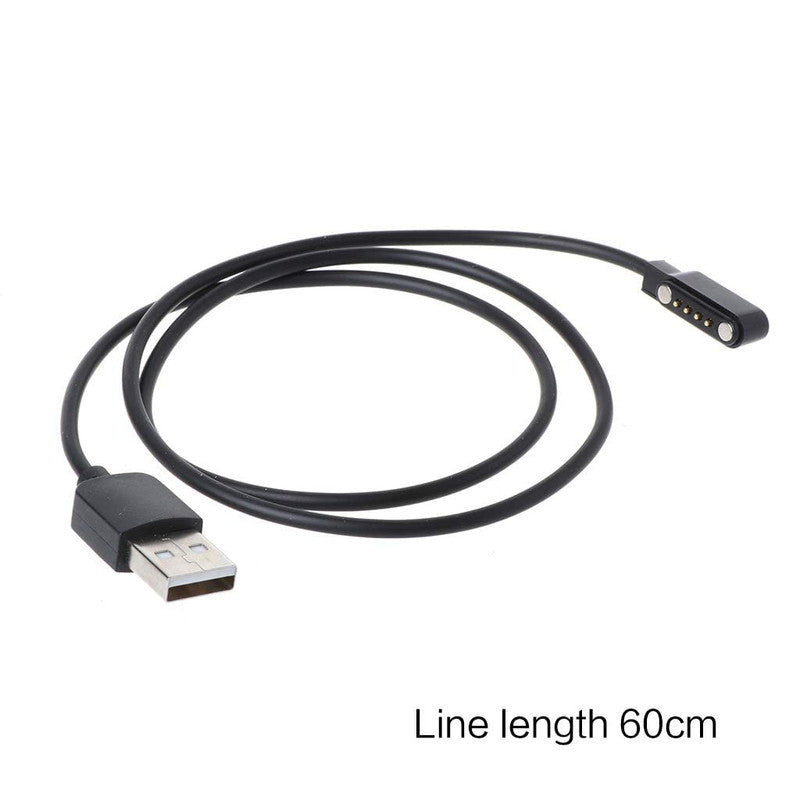 USB Magnetic 4 pin Charger For Smart Watch Charging Cable Compatible with Zeblaze Thor 5