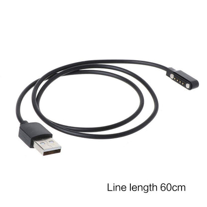 USB Magnetic 4 pin Charger For Smart Watch Charging Cable Compatible with Ticwatch S/E