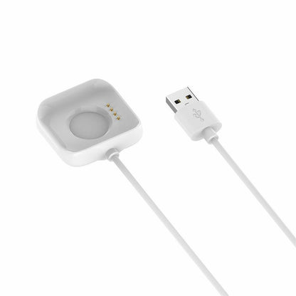 USB Dock Charging Cable Cord Charger, Cradle Dock Adapter Charger for Oppo Watch 1.6 inches (41mm) - White [COM-12]