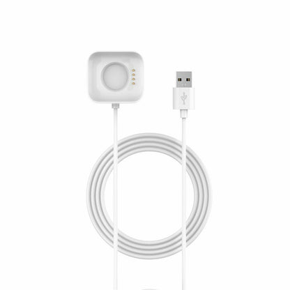 USB Dock Charging Cable Cord Charger, Cradle Dock Adapter Charger for Oppo Watch 1.6 inches (41mm) - White [COM-12]
